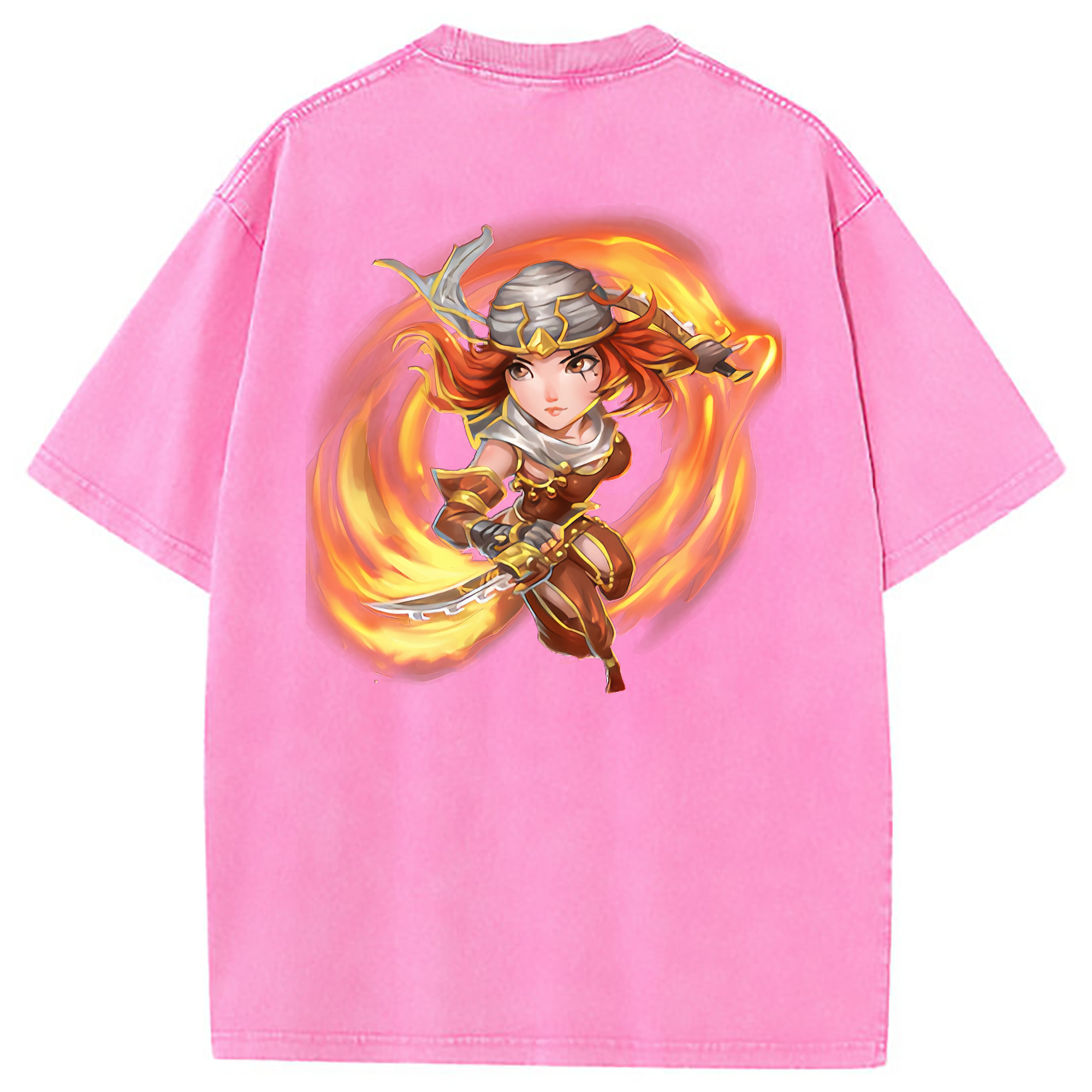（画像用） リーグ・オブ・レジェンド League of Legends LOL 綿100% ヴィンテージ風 半袖Tシャツ（背面プリント）